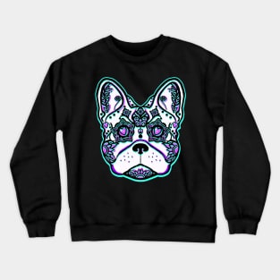 French Bulldog Sugar Skull Crewneck Sweatshirt